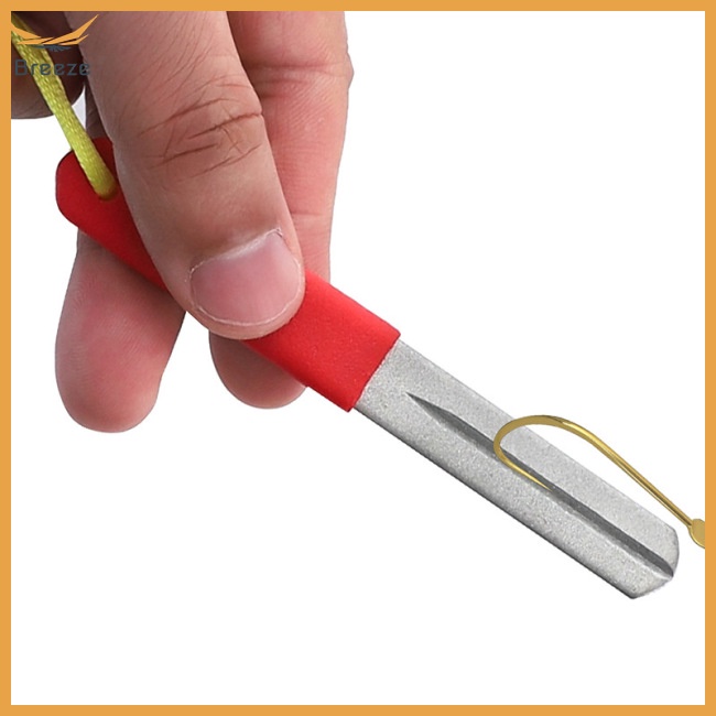 Dụng Cụ Mài Lưỡi Câu Dài 10cm Hai Mặt Tiện Dụng