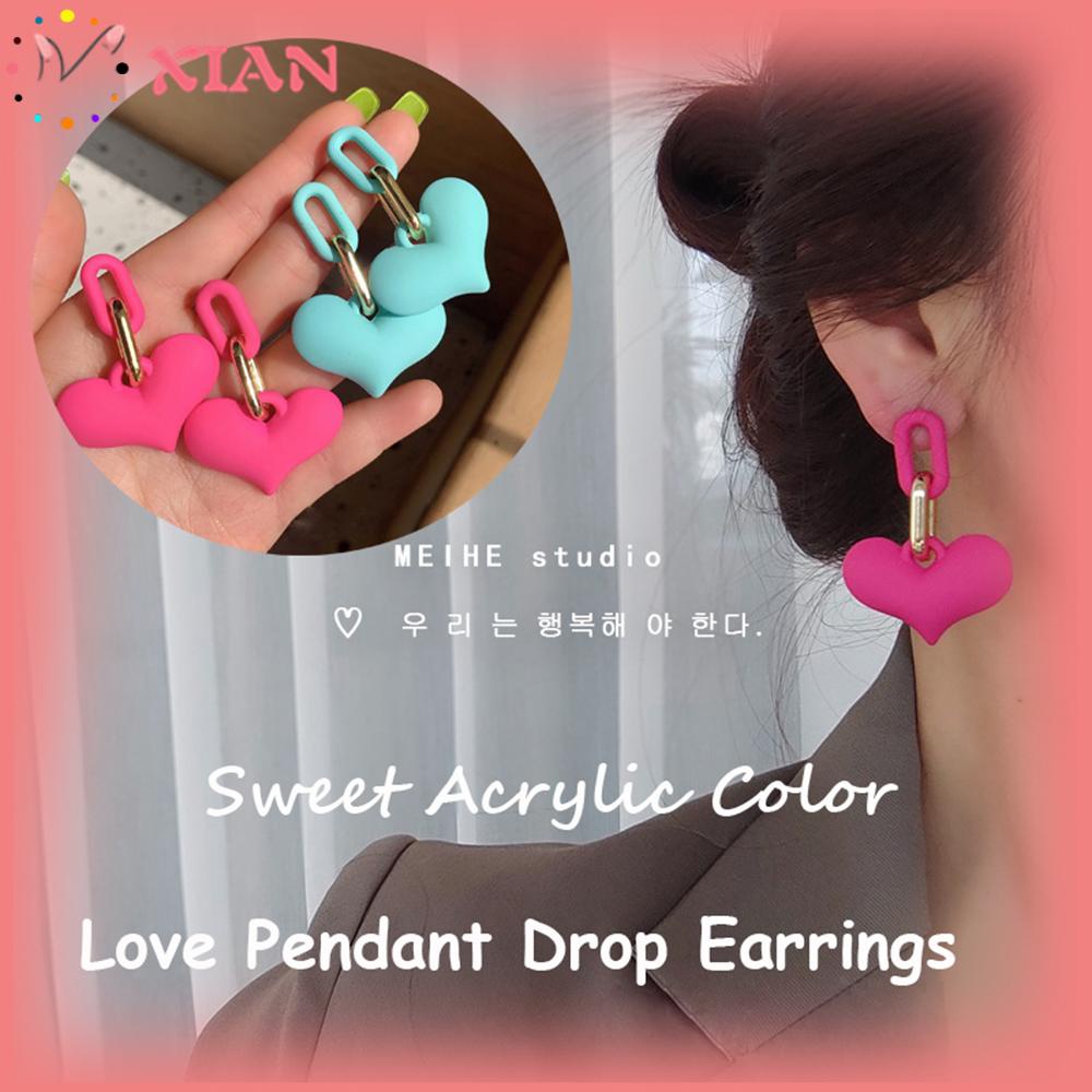 XIANTIN Bông Tai Dáng Dài Phong Cách Gothic Ngọt Ngào Cho Nữ