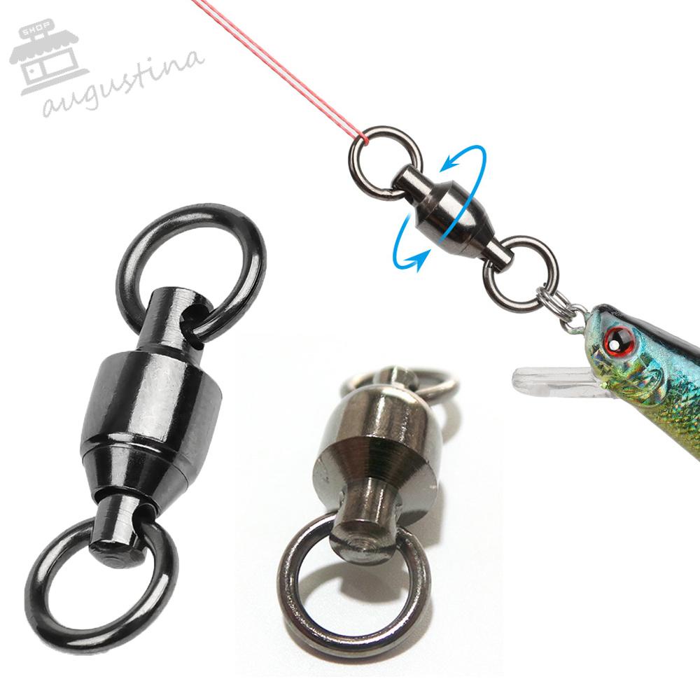 AUGUSTINA Khoen Ma Ní Màu Đen Bằng Thép Không Gỉ Cho Câu Cá