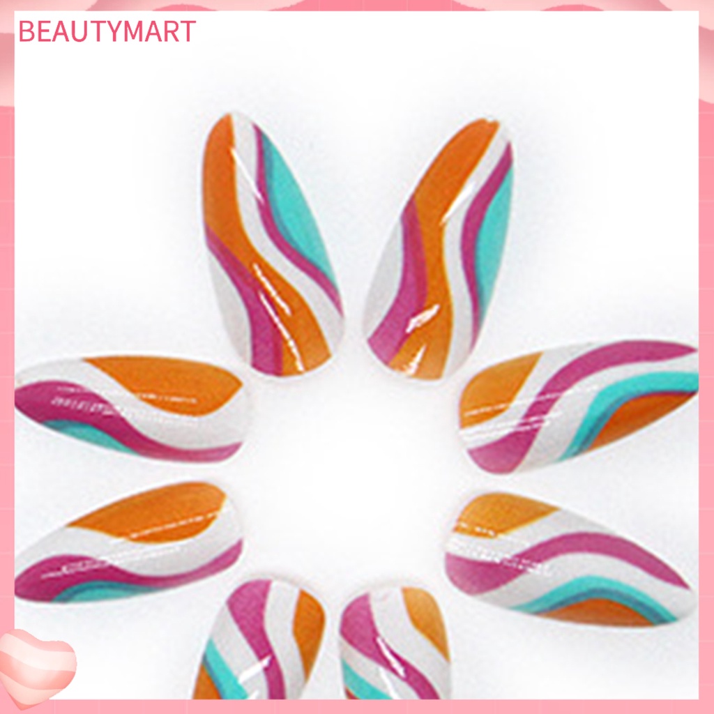 1 Bộ Móng Tay Giả Siêu Mỏng Nhiều Màu Sắc Dễ Sử Dụng