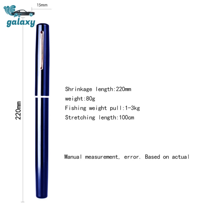 Galaxy Cần Câu Cá Mini Siêu Nhẹ Có Thể Gấp Gọn Tiện Dụng