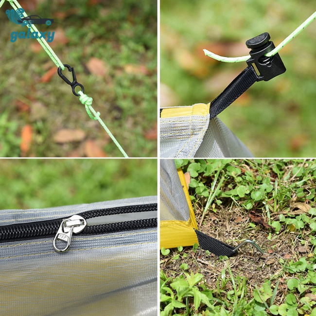 Galaxy Lều Lưới Cắm Trại Chống Thấm Nước Siêu Nhẹ Thoáng Khí Dễ Điều Chỉnh