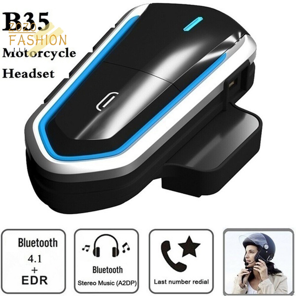 Bộ Tai Nghe Liên Lạc Bluetooth 4.1 B35 Chuyên Dụng Cho Mũ Bảo Hiểm