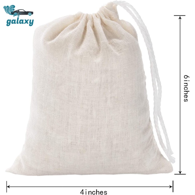 Galaxy Set 50 Túi Dây Rút Cotton Đựng Hạt Cà Phê