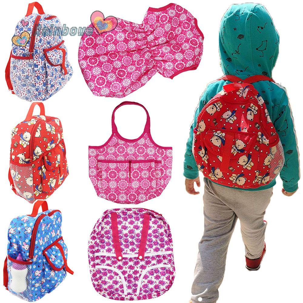 RAINBOW Ba Lô Xinh Xắn Dành Cho Búp Bê 18 / 43cm