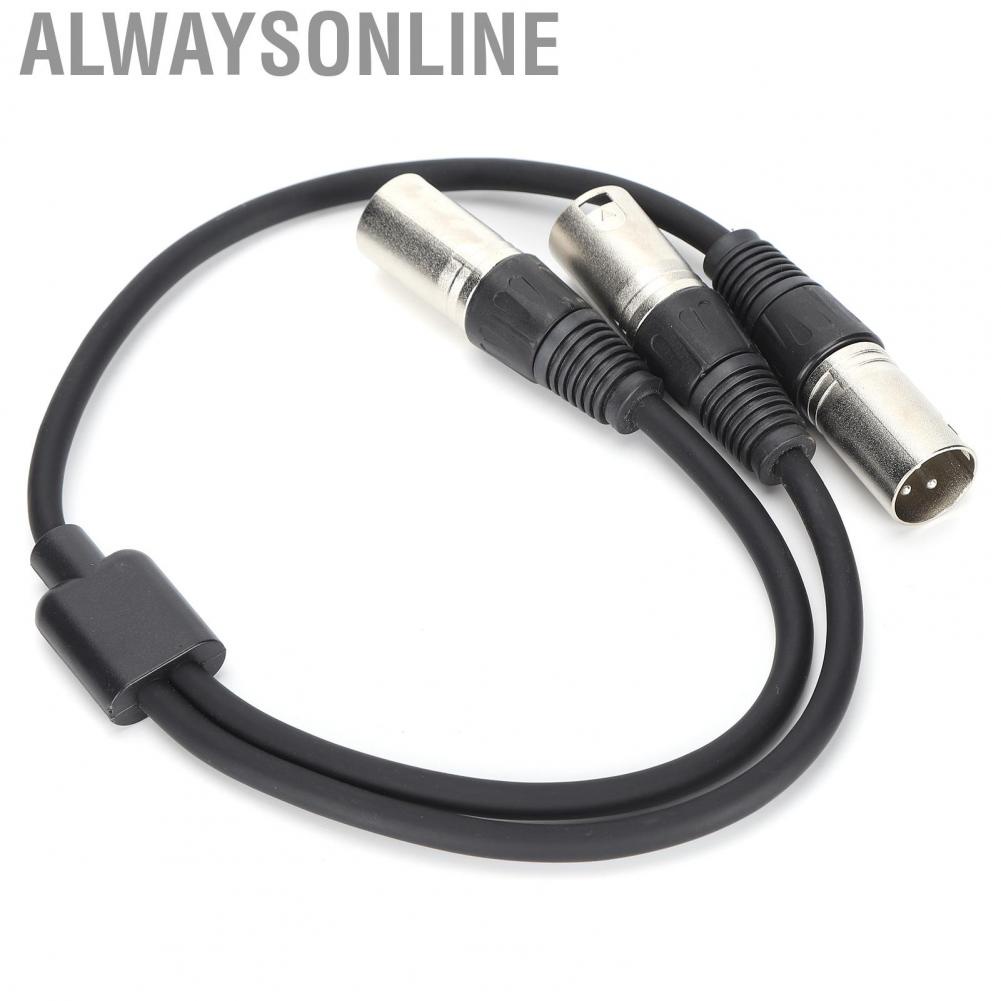 Alwaysonline JORINDO JD60711 XLR Male to Dual Cable YType Splitter Microphone