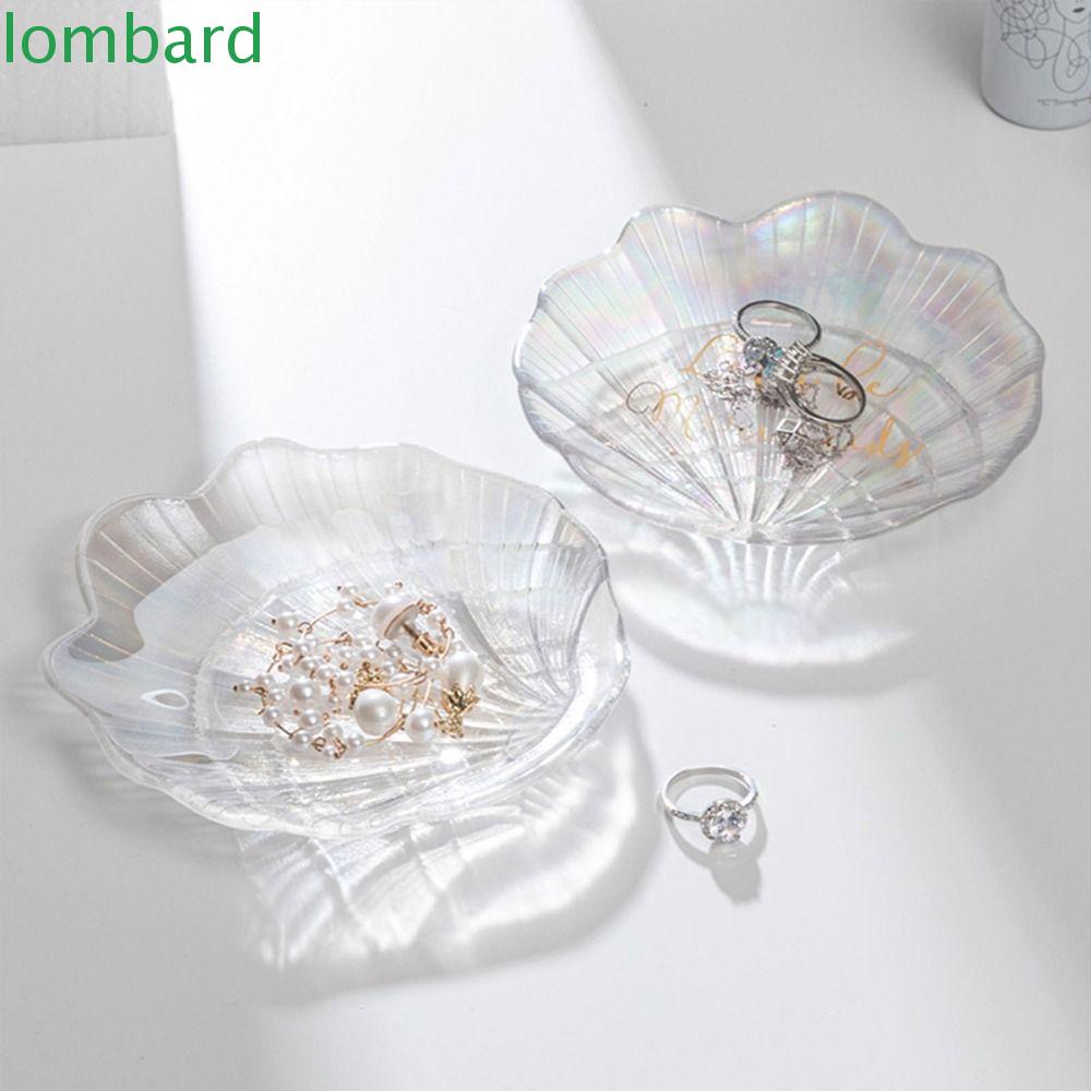 Giá Đỡ Trưng Bày Trang Sức Hình Vỏ Sò Bằng Thủy Tinh Đa Năng Phong Cách Bắc Âu