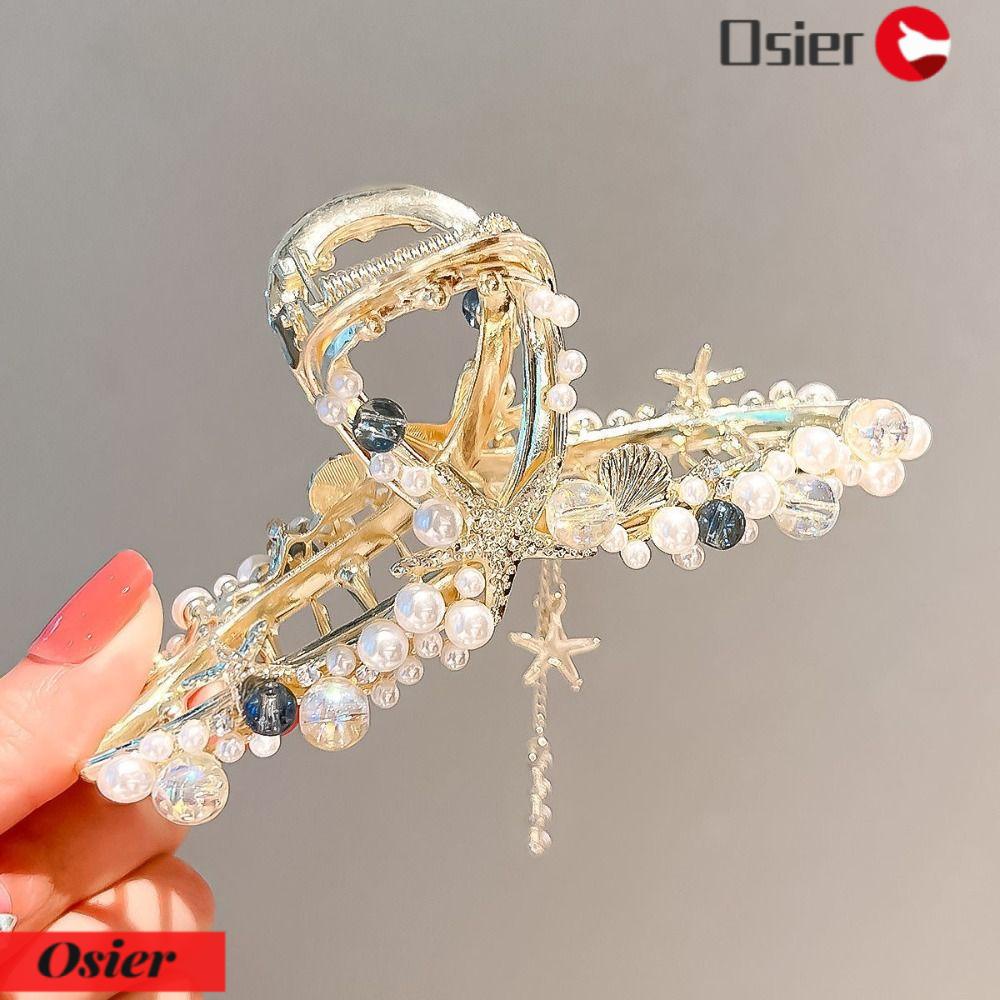 OSIER1 Kẹp Tóc Hình Sao Biển Sang Trọng