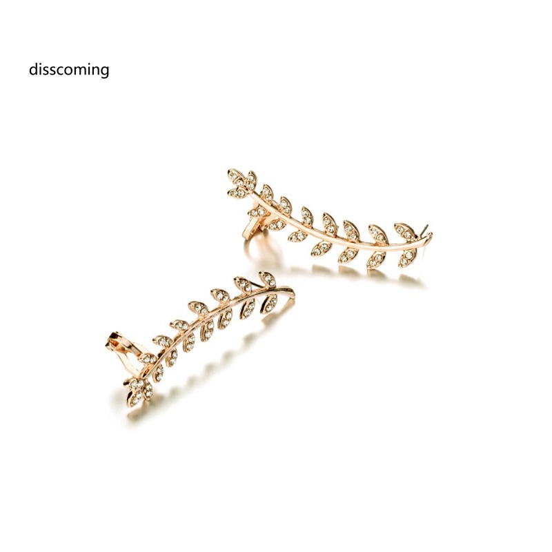 Sl| Khuyên Tai Đính Đá Thời Trang Mới Phổ Biến