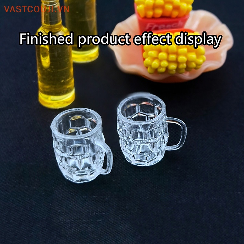 Khuôn Silicon Làm Ly Bia / Trà Sữa / Thu Nhỏ 1: 12 Độc Đáo Trang Trí Nhà Búp Bê DIY