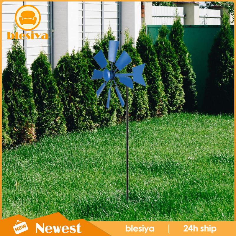 [Blesiya] Cối Xay Gió Điêu Khắc Bằng Sắt Trang Trí Sân Vườn