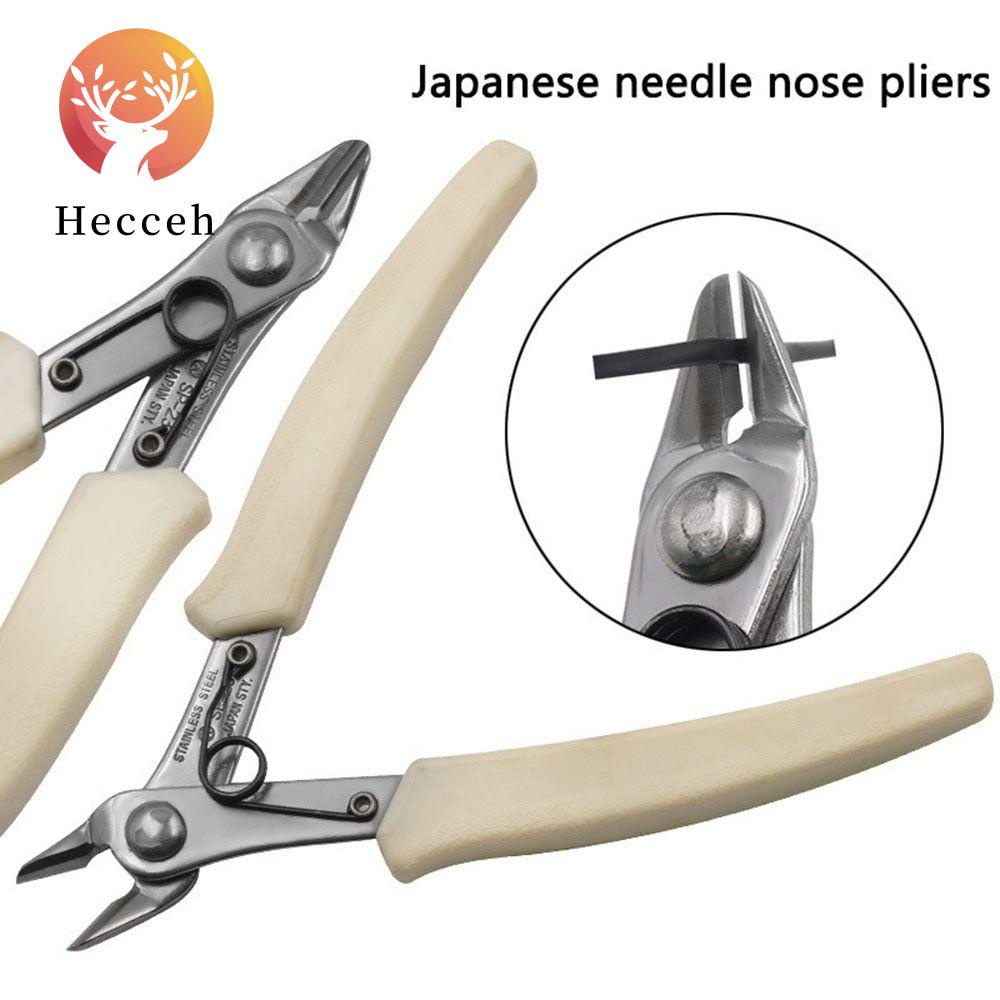 HECCEH Kìm Mũi Nhọn Tay Cầm Bằng Nhựa PP Chuyên Dụng Cắt Dây Điện