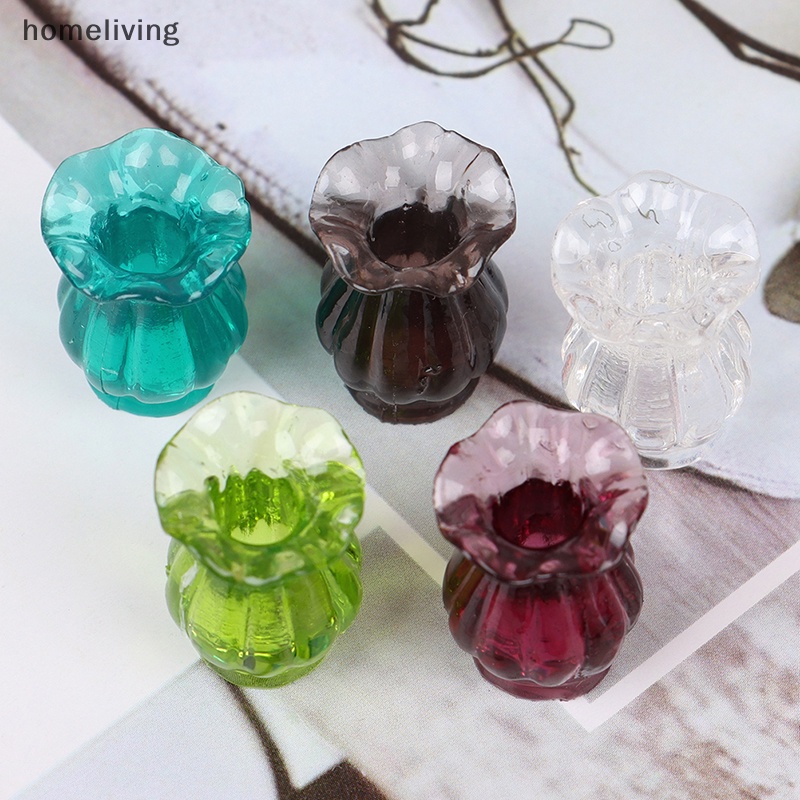 Bình Hoa Gốm Mini Tỉ Lệ 1: 12 Dùng Để Trang Trí Nhà Búp Bê