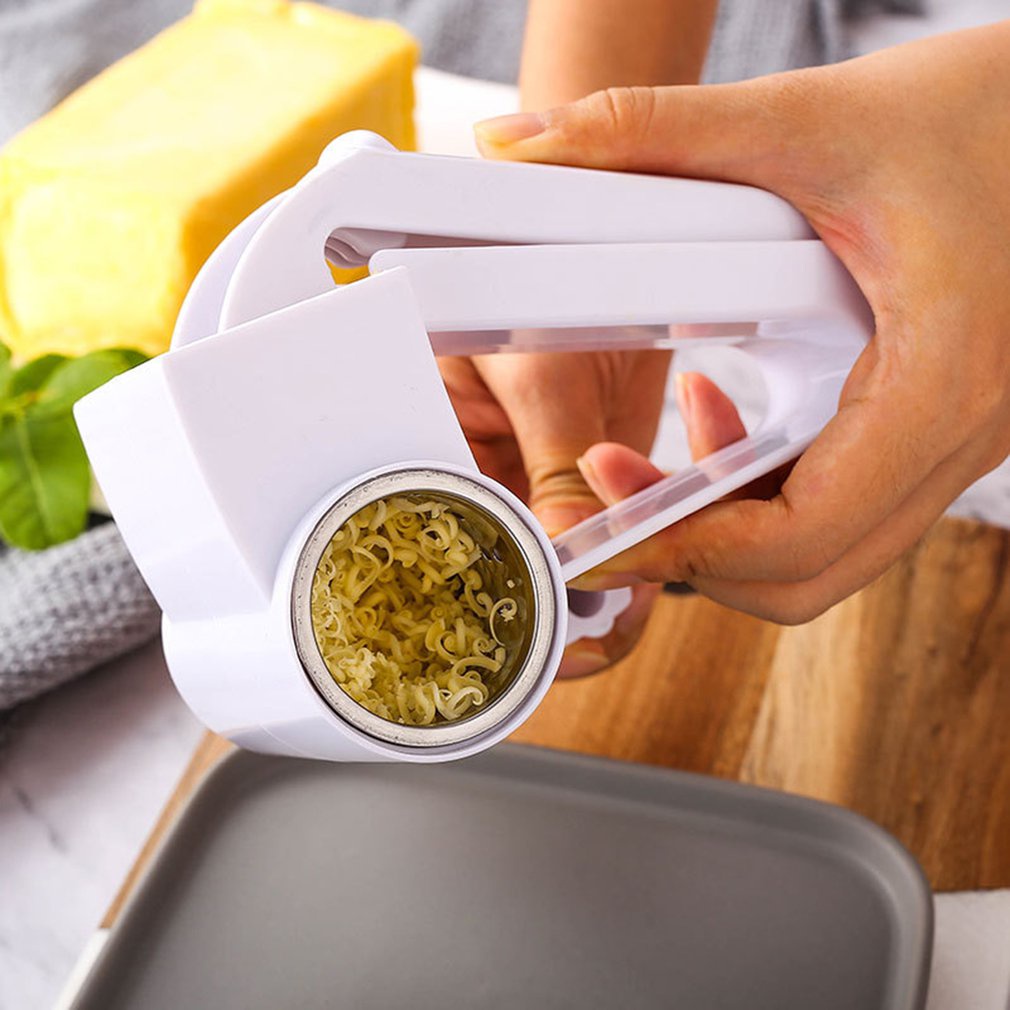 =Christmas=Multipurpose Rotary Cheese Grater Handheld Cheese Grinder For Parmesan Cheddar