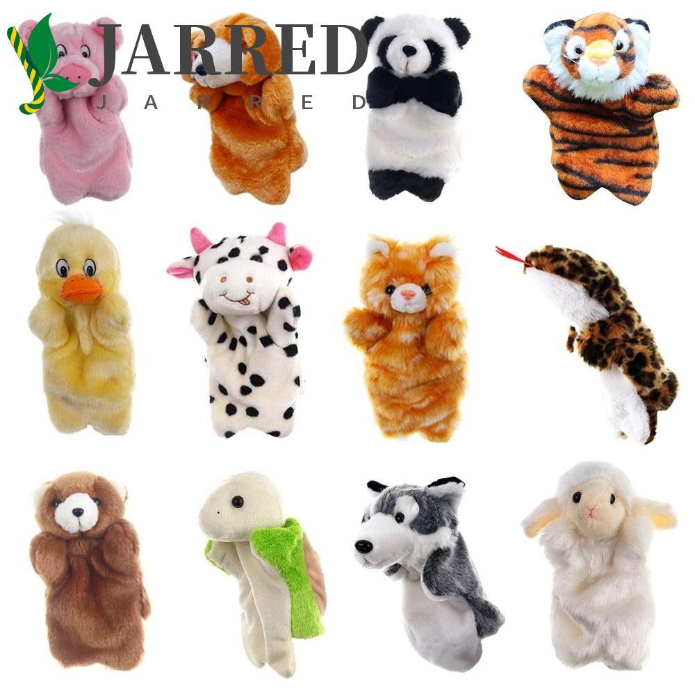 Động Vật Tay Con Rối Học Trẻ Em Thú Nhồi Bông Búp Bê Mèo Koala Gấu Trúc Trẻ Em Con Rối