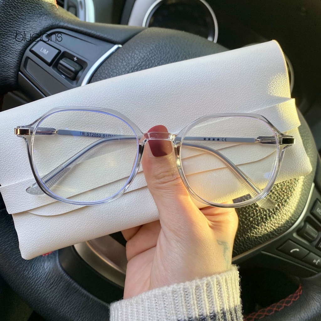 Kính Mát Gọng Đa Giác Chống Ánh Sáng Xanh Cho Cả Nam Và Nữ