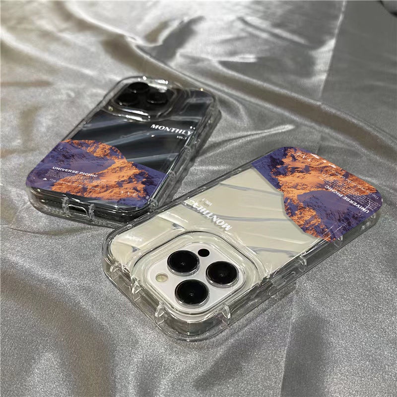 Ốp Điện Thoại Mềm Trong Suốt Phiên Bản Jinshan Dễ Thương Cho Iphone 14Promax 1312 / 11 7 / 8plus xr / sins YZUJ