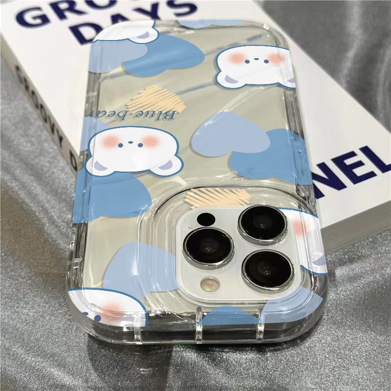 Ốp Điện Thoại Mềm Trong Suốt In Hình Gấu Nhỏ Dễ Thương Cho Iphone 11sins / little Bear 7 xr8 14Promax1312
