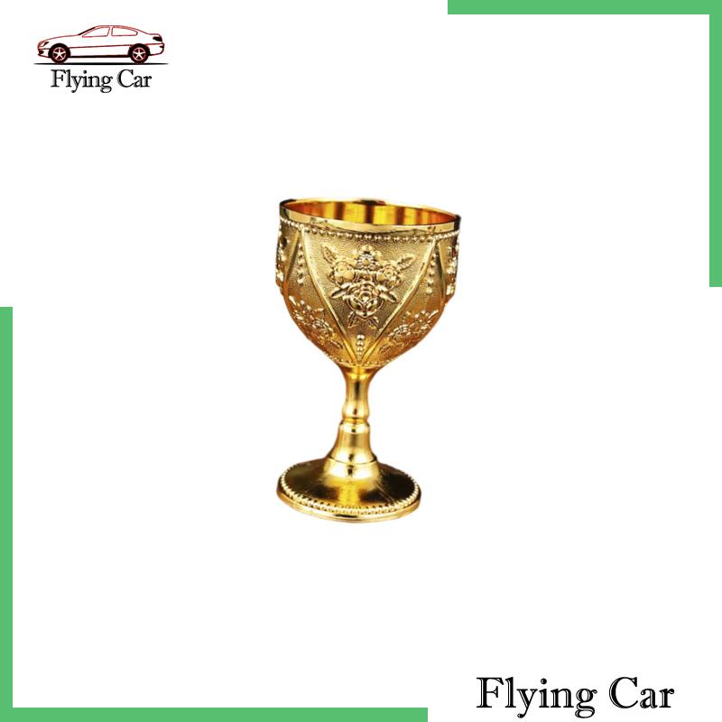 Cốc Uống Nước Mini 30ml Bằng Hợp Kim Phong Cách Châu Âu Cổ Điển