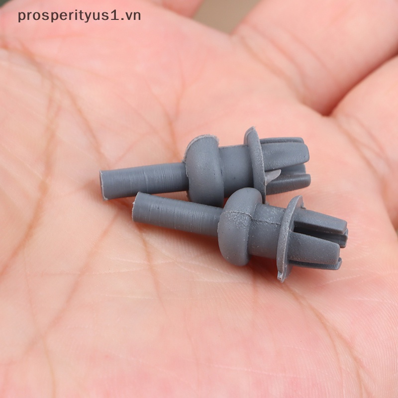 1 [prosperityus1] 10 Móc Nhựa Màu Xám Treo Dây Cáp Cho Thân Cây C2 C3 [VN]