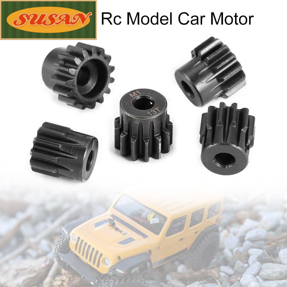 SUSANS Bánh Răng 5MM Bằng Kim Loại Màu Đen Cho Mô Hình Xe Hơi Điều Khiển Từ Xa 1 / 10 11T 12T 13T 14T 15T