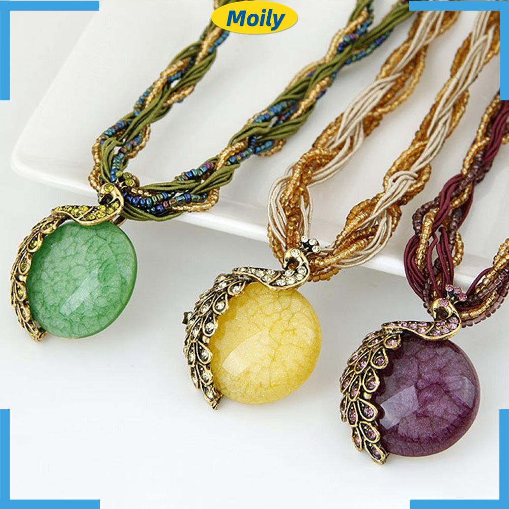 MOILYVN Vòng Cổ Thiết Kế Mới Cao Cấp Thời Trang Theo Phong Cách Bohemian Dành Cho Nữ