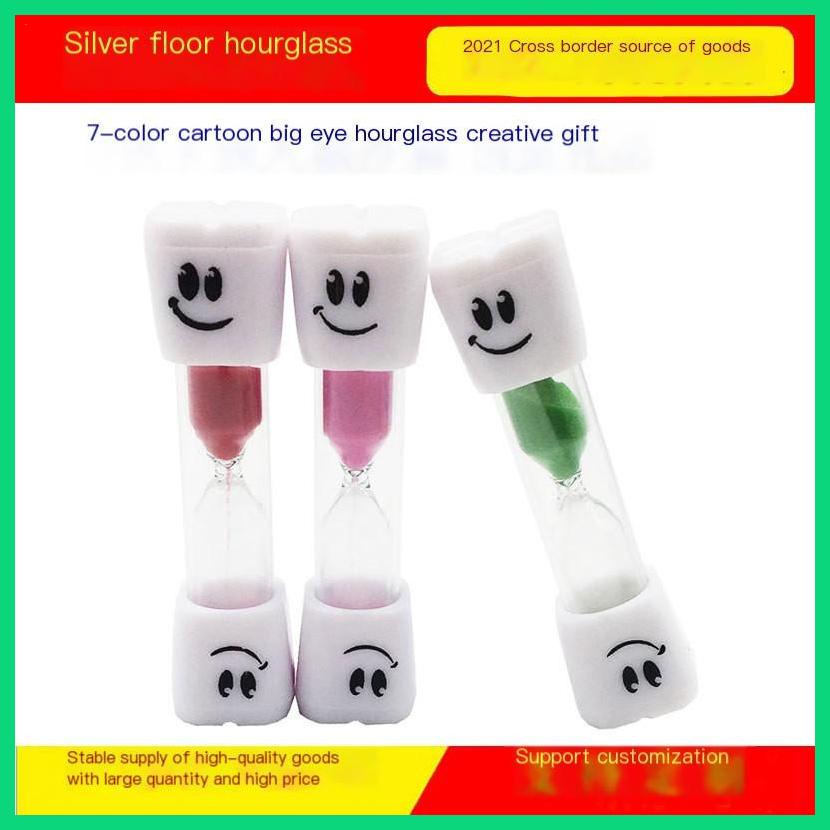 Bàn Chải Đánh Răng 2 Phút Thiết Kế Mặt Cười Hoạt Hình Đơn Giản Cho Bé jiwvn