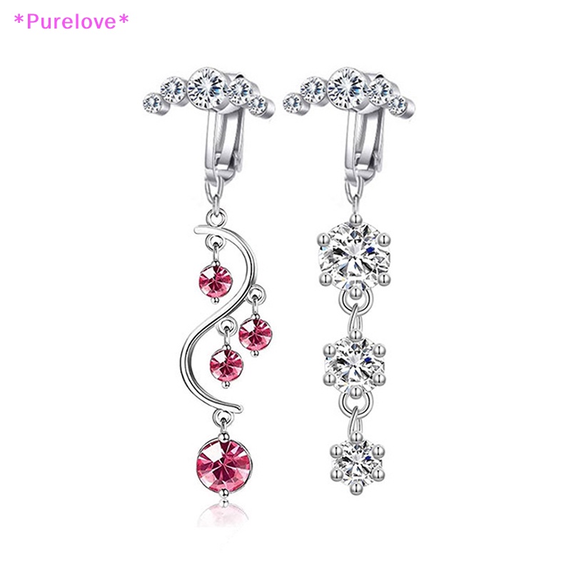 1 Khuyên Rốn Hình Đôi Cánh Đính Đá Nhân Tạo Thời Trang Mới