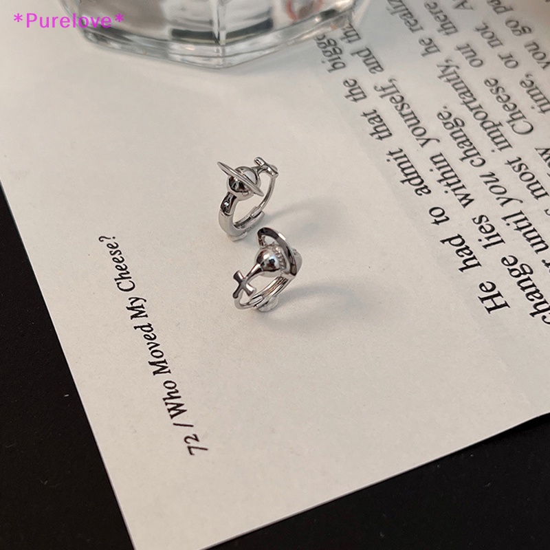 Bông Tai Bạc Hình Hành Tinh Thời Trang Hàn Quốc Dành Cho Nữ Mới