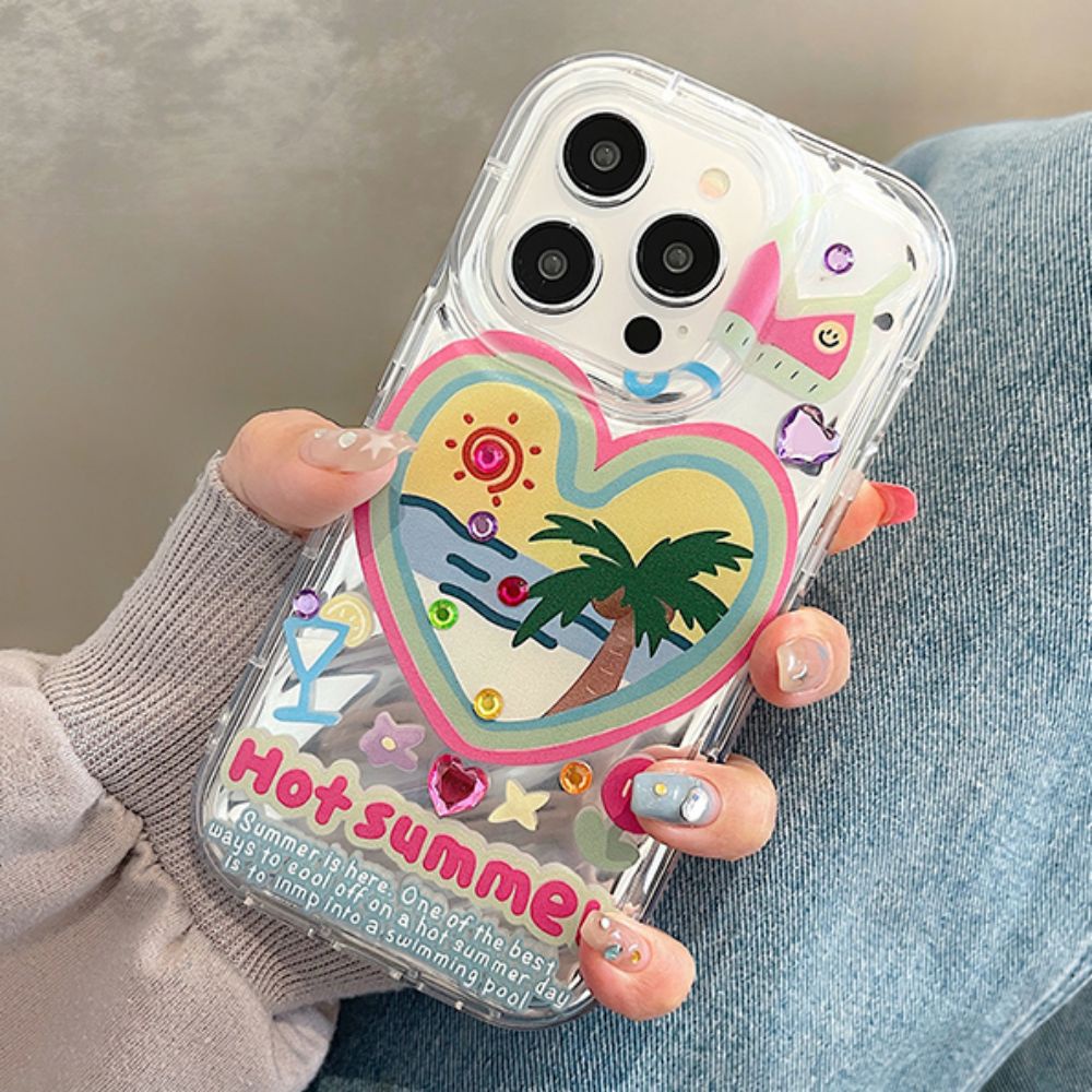 Ốp Điện Thoại TPU Mềm Chống Sốc Chống Bụi Màu Laser Cho IPhone 14 13 12 11 Pro Max X XR 8 7 Plus