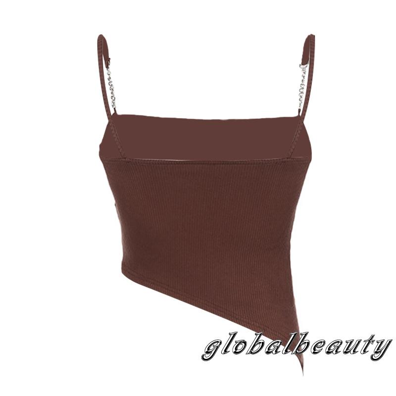 Áo Croptop Hai Dây Không Tay In Họa Tiết Bướm Thời Trang Mùa Hè Dành Cho Nữ