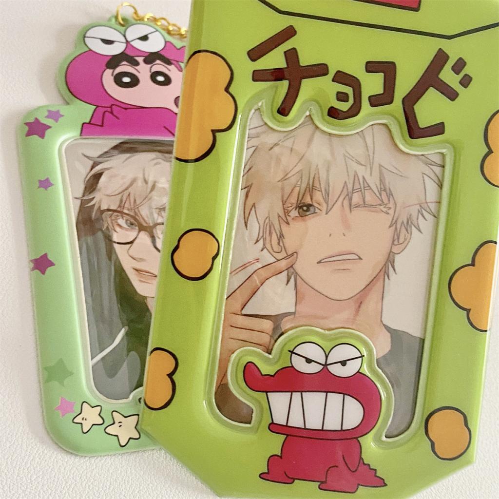 Ví Đựng Thẻ 3 inch Họa Tiết Cậu Bé Bút Chì Shin-chan Dễ Thương