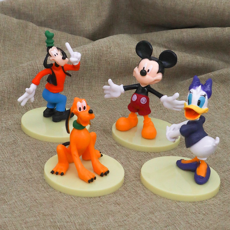 Bộ 6 Đồ trang trí Nhân Vật Hoạt Hình Disney Trang Trí Bánh Kem