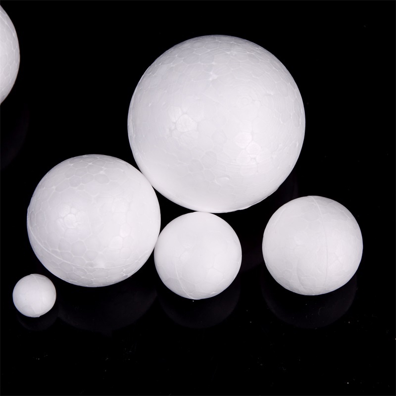 Set 20 Quả Bóng Xốp Polystyrene Styrofoam 10-40mm  Set 20 Quả Bóng Xốp Polystyrene Styrofoam Màu Trắng Làm Đồ Thủ Công DIY Vòng Tròn Polystyrene Trắng 20 # 20