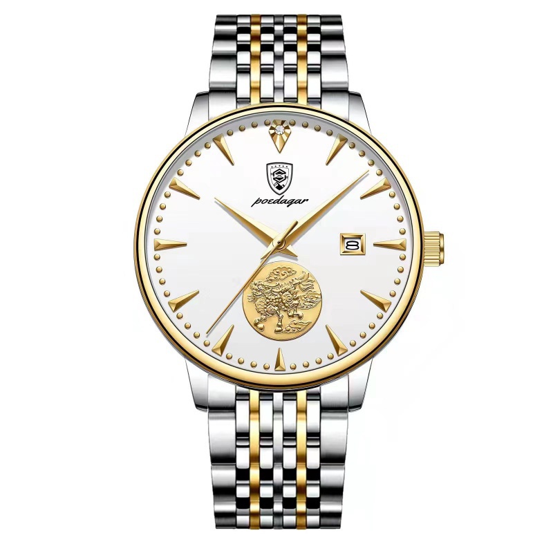 Đồng Hồ Cơ Tự Động Poedagar 151 Chống Thấm Nước 5ATM Thời Trang Cho Nam