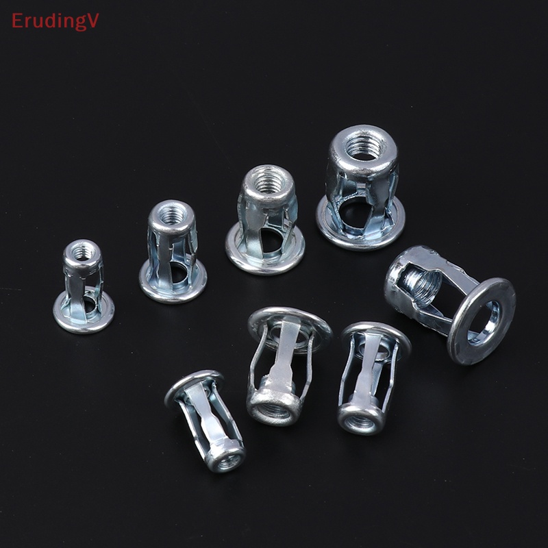 Bộ 10 Đinh Tán M4 / 5 / 6 / 8 Bằng Thép Chuyên Dụng Cho Ốc Vít Xe Hơi