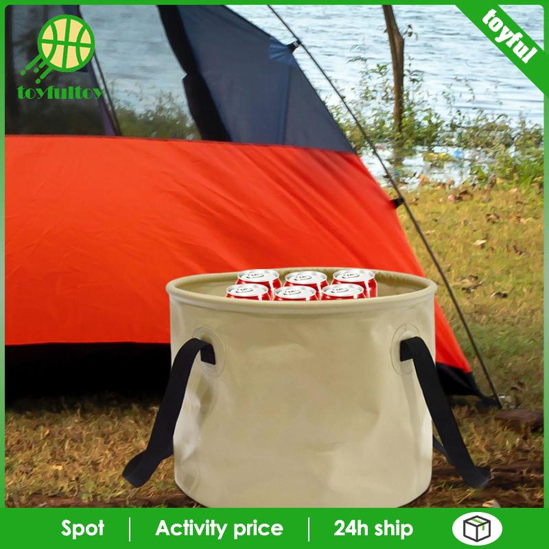 Xô Đựng Nước Gọn Nhẹ Có Thể Gấp Gọn Tiện Dụng Mang Theo Du Lịch Cắm Trại