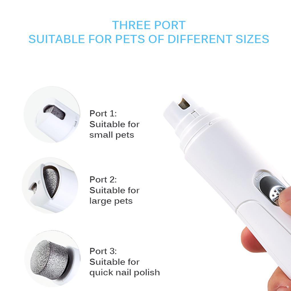 Bộ Dụng Cụ Cắt Móng Chân Cho Thú Cưng Dùng Điện