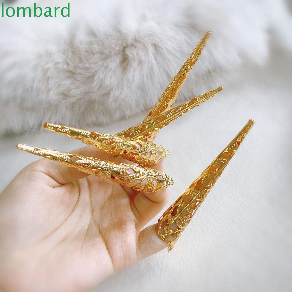 LOMBARD Set Nhẫn Đeo Ngón Tay Hóa Trang Nữ Hoàng Phong Cách Cổ Điển Sự Bảo