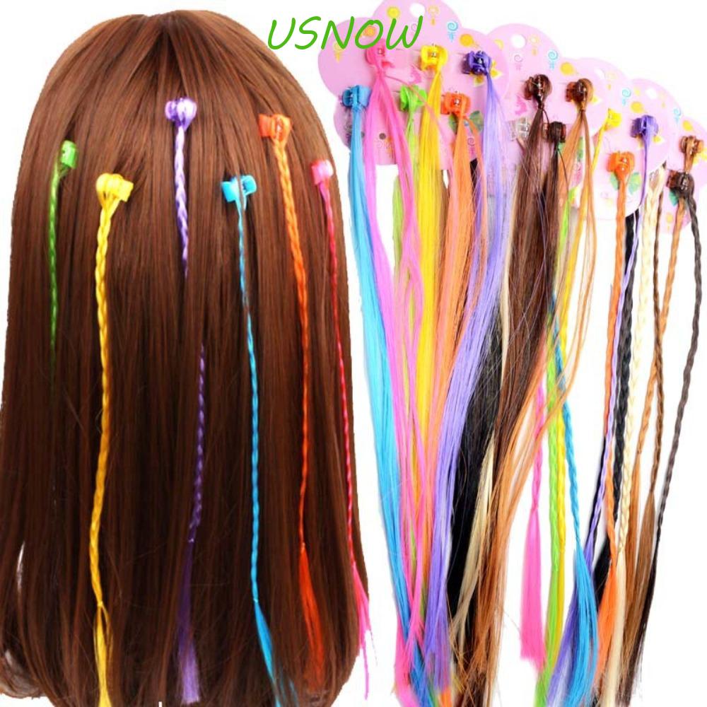 USNOW Set 6 Tóc Giả Nhiều Màu Dễ Thương Cho Bé Gái