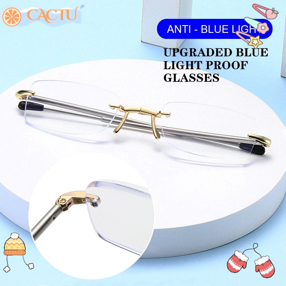 CACTU Kính Đọc Sách Siêu Nhẹ Gấp Gọn Kèm Túi Đựng Bảo Vệ Mắt