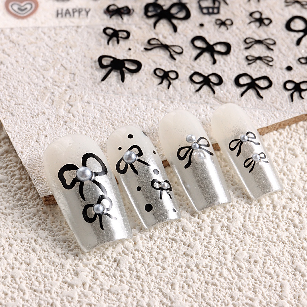 ♕ 1 miếng dán trang trí móng tay hình chú mèo dễ thương sinh nhật hình trái tim Hoạt hình dán mặt sau miếng dán trang trí móng tay Công cụ làm móng cho tiệm nail 2 thiết kế TUYỆT VỜI