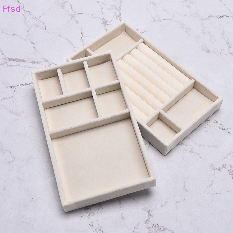 {Ffsd} Hộp Đựng Trang Sức Bằng Nhung Trưng Bày