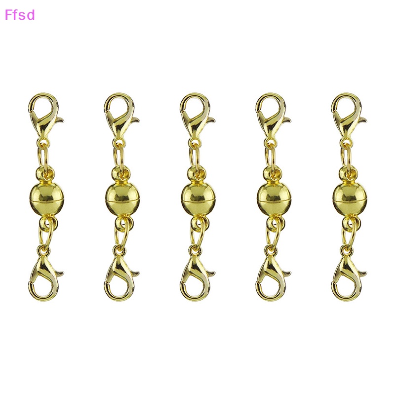 Bộ 20 Móc Khóa Nam Châm Màu Vàng / Bạc Làm Trang Sức DIY