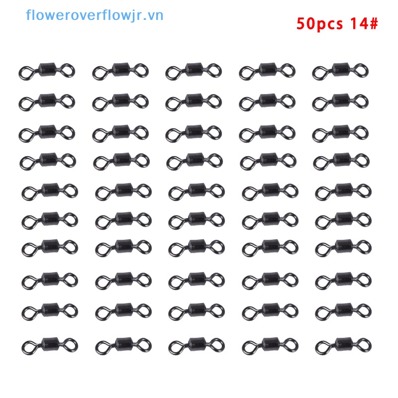 50 / 100 Móc Nối Bằng Thép Không Gỉ Cho Cần Câu Cá