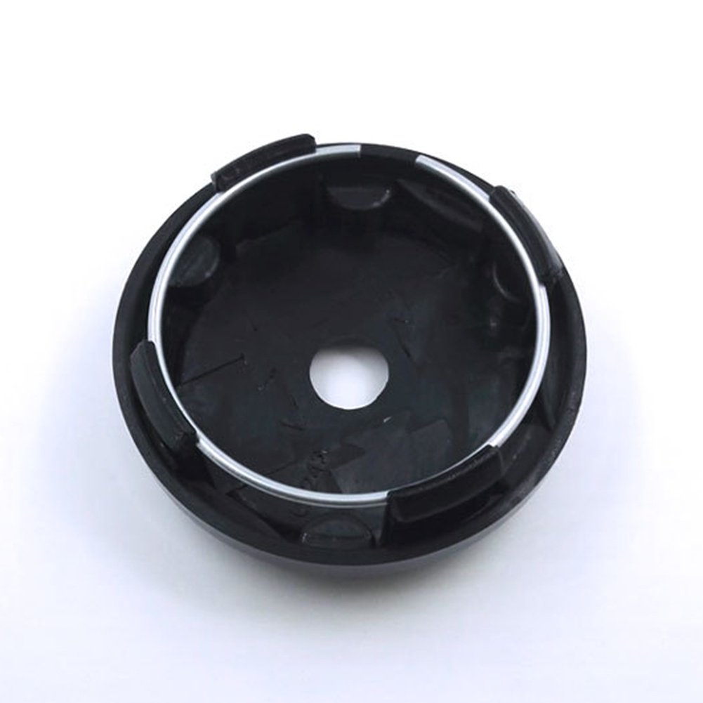 Set 4 Nắp Đậy Trục Bánh Xe Hơi Màu Đen / Chrome