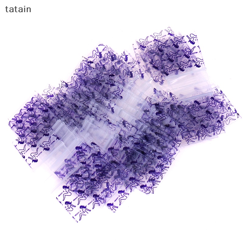 Set 100 Túi Khóa Zip Kích Thước 1.6 * 2 / 1.8 * 2.5 / 2.5 * 3 / 3 * 4cm