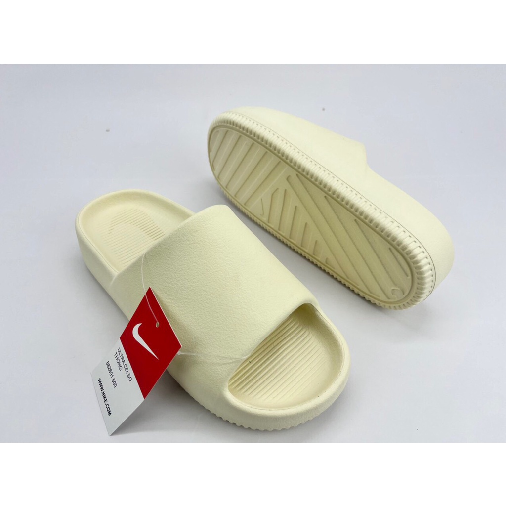 Dép Đúc Nguyên Calm Khối Slide NK nam nữ chống thấm nước đàn hồi tốt TẶNG Box Hãng Form Chuẩn