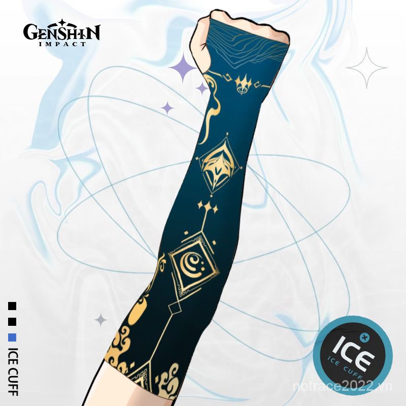 ★Genshin Impact★Găng Tay Chống Nắng Bằng Lụa Lạnh Thoáng Khí Dành Cho Nam Nữ
