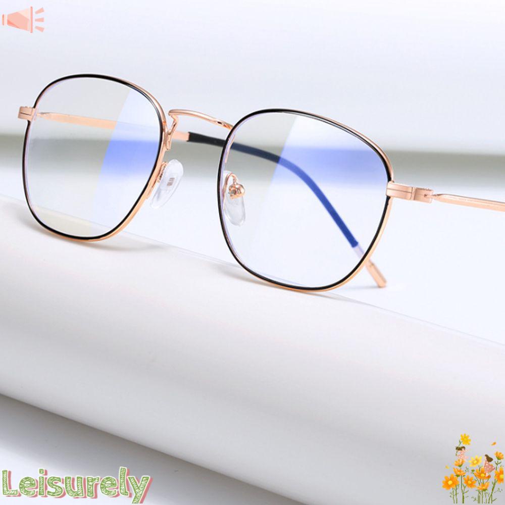 LEILY Kính Mát Gọng Vuông Siêu Nhẹ Chống Ánh Sáng Xanh Thời Trang Cho Nam Và Nữ